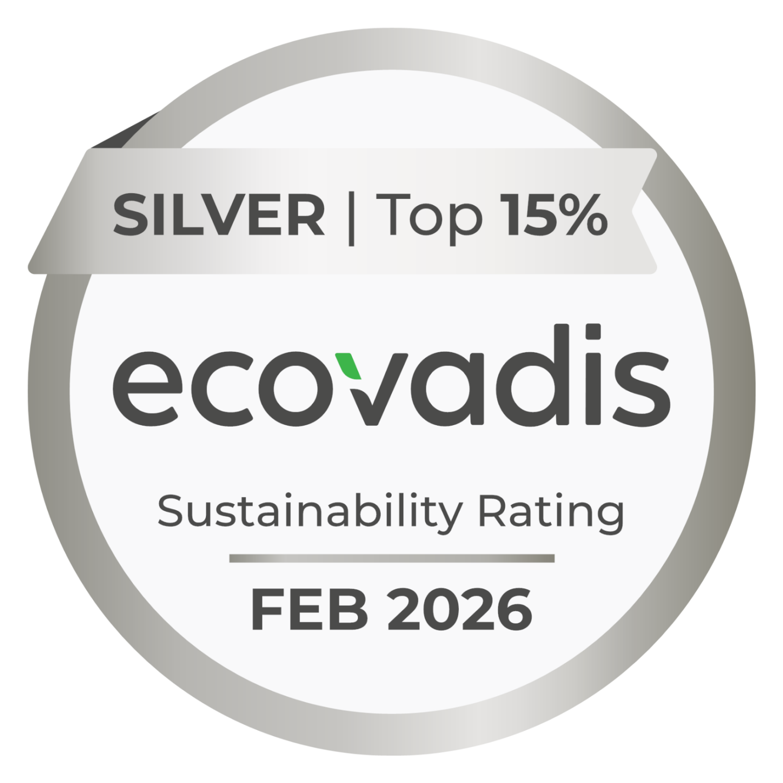 Médaille EcoVadis 2026