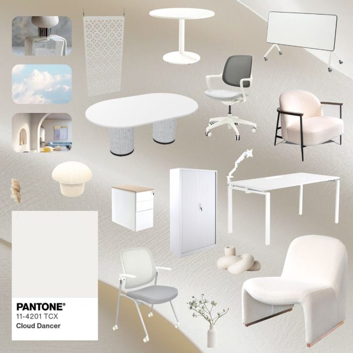 Moodboard couleur Pantone 2026